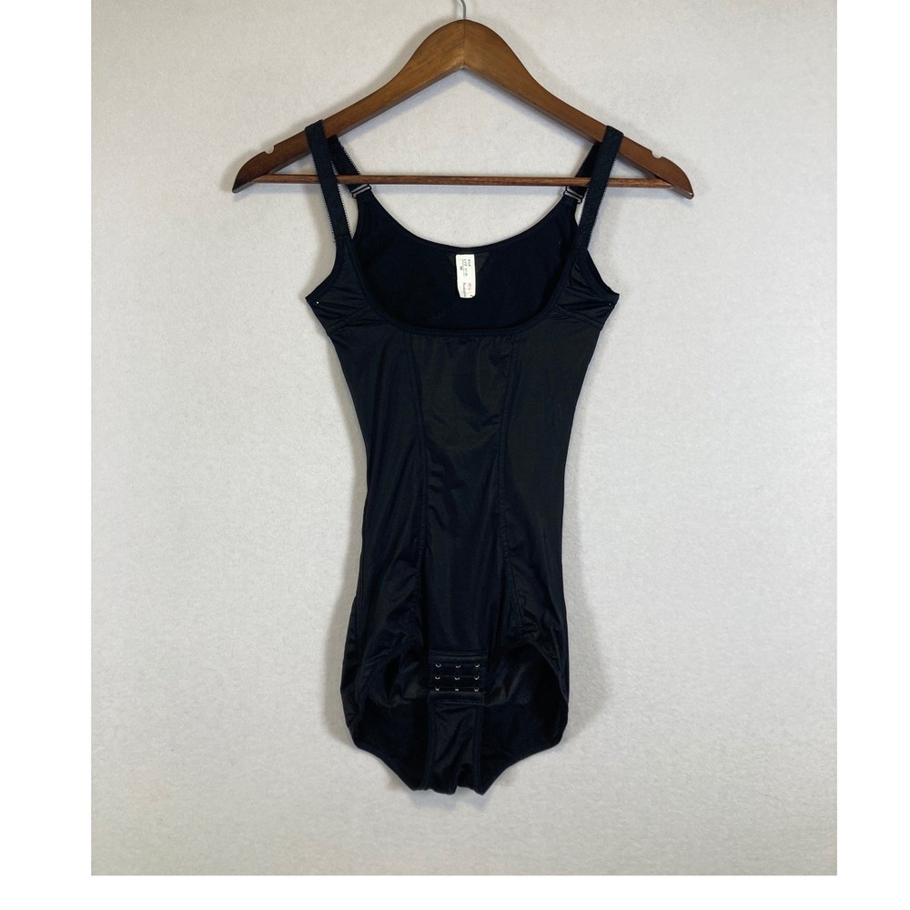 Nadaifen Shapewear Bodysuit Women Size M Black Tummy Control Adjustable Straps